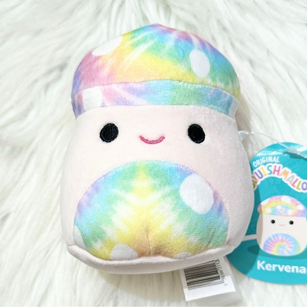 Kervena the Mushroom Squishmallows 5” New with Tags, Collectible, Plushie, NWT